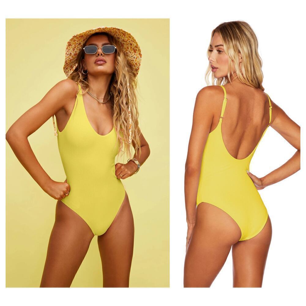 NEW Beach Riot Reese Rib One-Piece Swimsuit Size Small